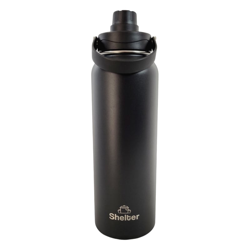 TAZA SHELTER H40A ACERO INOXIDABLE 1180 ML SPORT BOTTLE BLACK 40OZ - 1