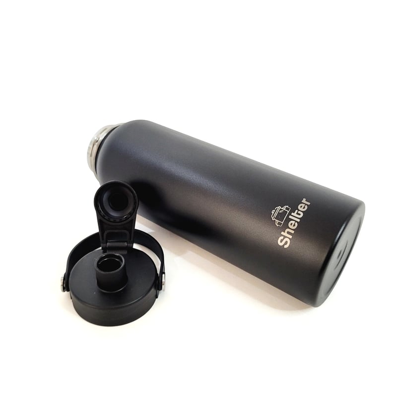 TAZA SHELTER H40A ACERO INOXIDABLE 1180 ML SPORT BOTTLE BLACK 40OZ - 2