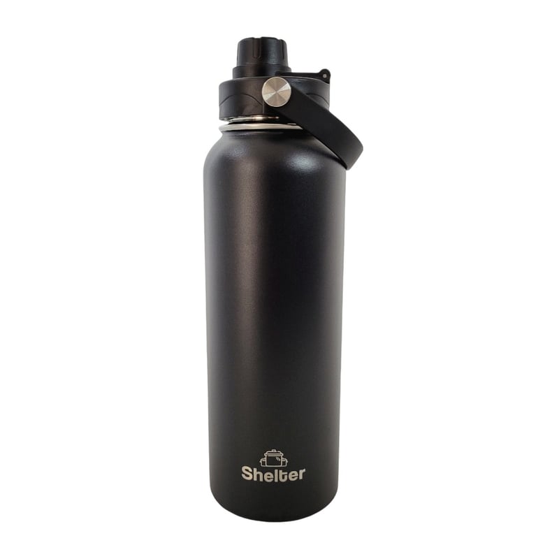 TAZA SHELTER H40A ACERO INOXIDABLE 1180 ML SPORT BOTTLE BLACK 40OZ - 4