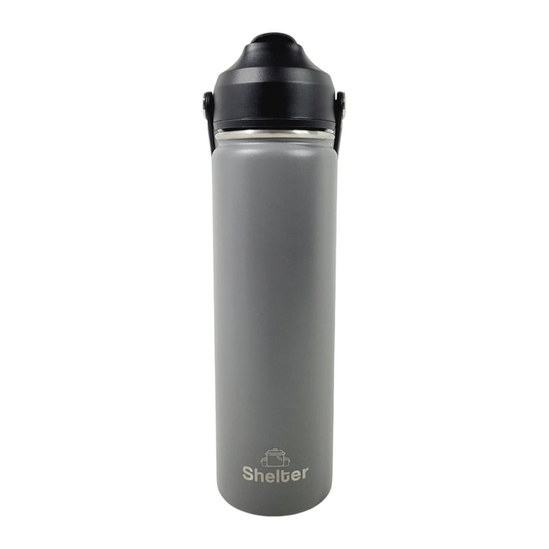TAZA SHELTER H22A ACERO INOXIDABLE 650ML SPORT BOTTLE GREY 22OZ - 1