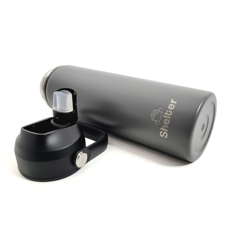TAZA SHELTER H22A ACERO INOXIDABLE 650ML SPORT BOTTLE GREY 22OZ - 2