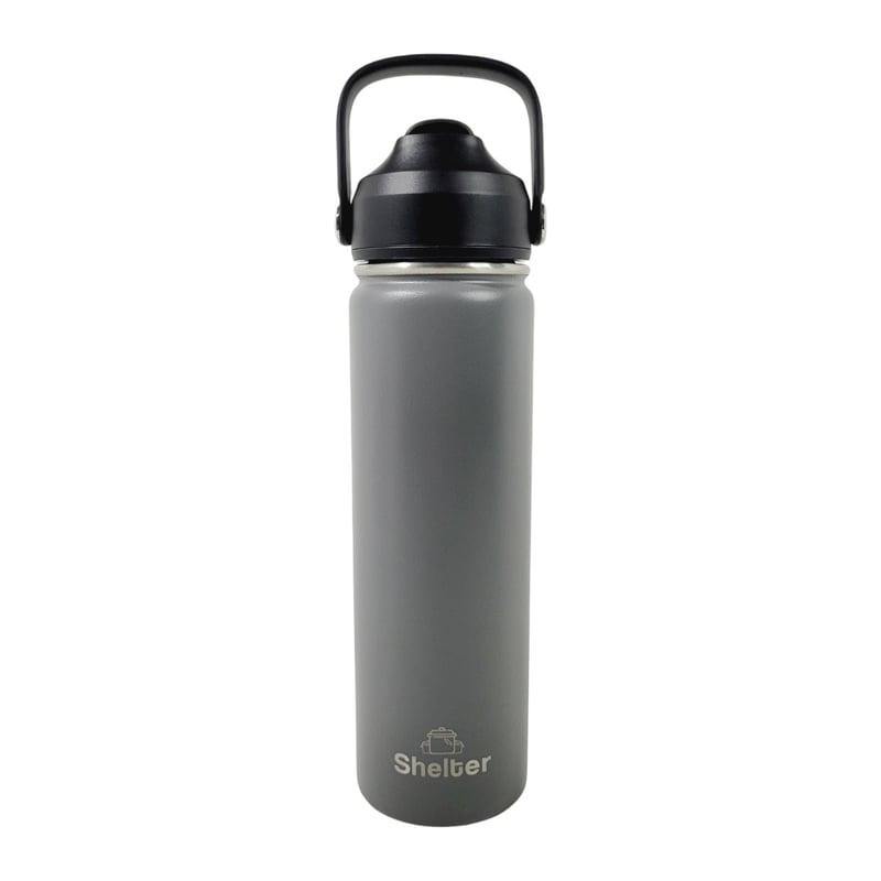 TAZA SHELTER H22A ACERO INOXIDABLE 650ML SPORT BOTTLE GREY 22OZ - 3