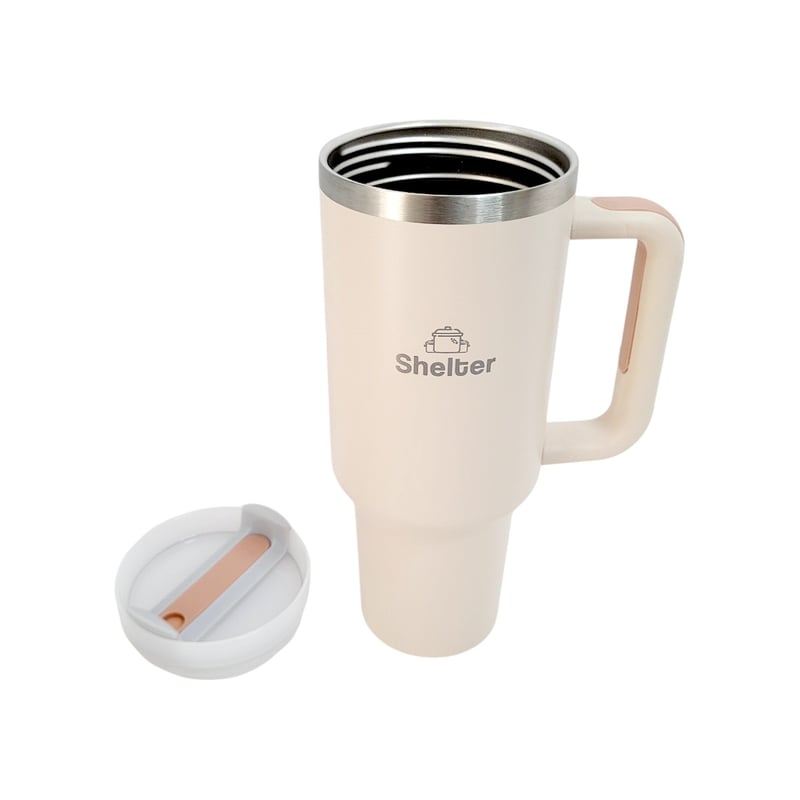 TAZA SHELTER Q40A ACERO INOXIDABLE PRO CUP QUARZO ROSA - 2