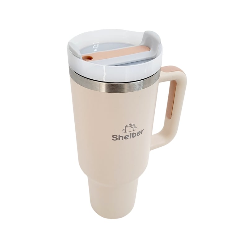 TAZA SHELTER Q40A ACERO INOXIDABLE PRO CUP QUARZO ROSA - 3