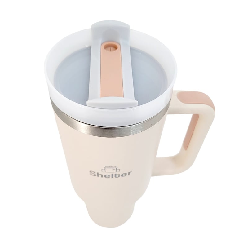 TAZA SHELTER Q40A ACERO INOXIDABLE PRO CUP QUARZO ROSA - 5