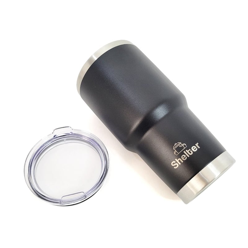 TAZA SHELTER Q30A ACERO INOXIDABLE 887ML CUP BLACK 30OZ - 2