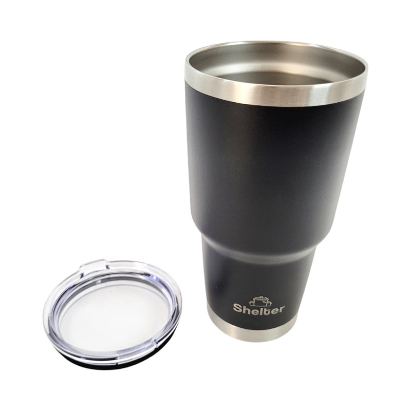 TAZA SHELTER Q30A ACERO INOXIDABLE 887ML CUP BLACK 30OZ - 4