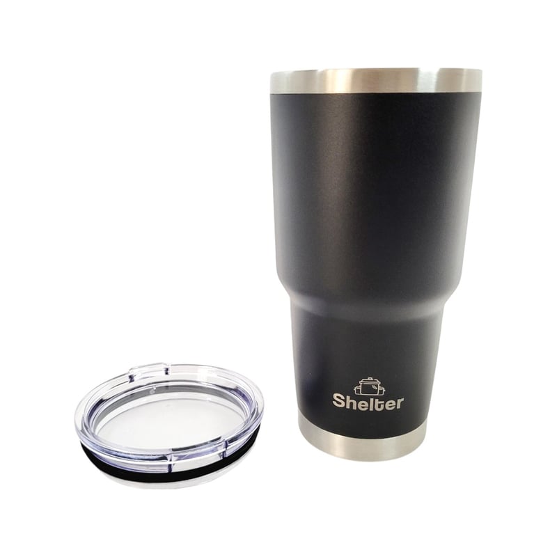 TAZA SHELTER Q30A ACERO INOXIDABLE 887ML CUP BLACK 30OZ - 6