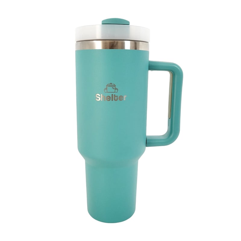 TAZA SHELTER Q40A ACERO INOXIDABLE PRO CUP TURQUESA - 1