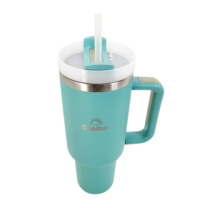 TAZA SHELTER Q40A ACERO INOXIDABLE PRO CUP TURQUESA - 2