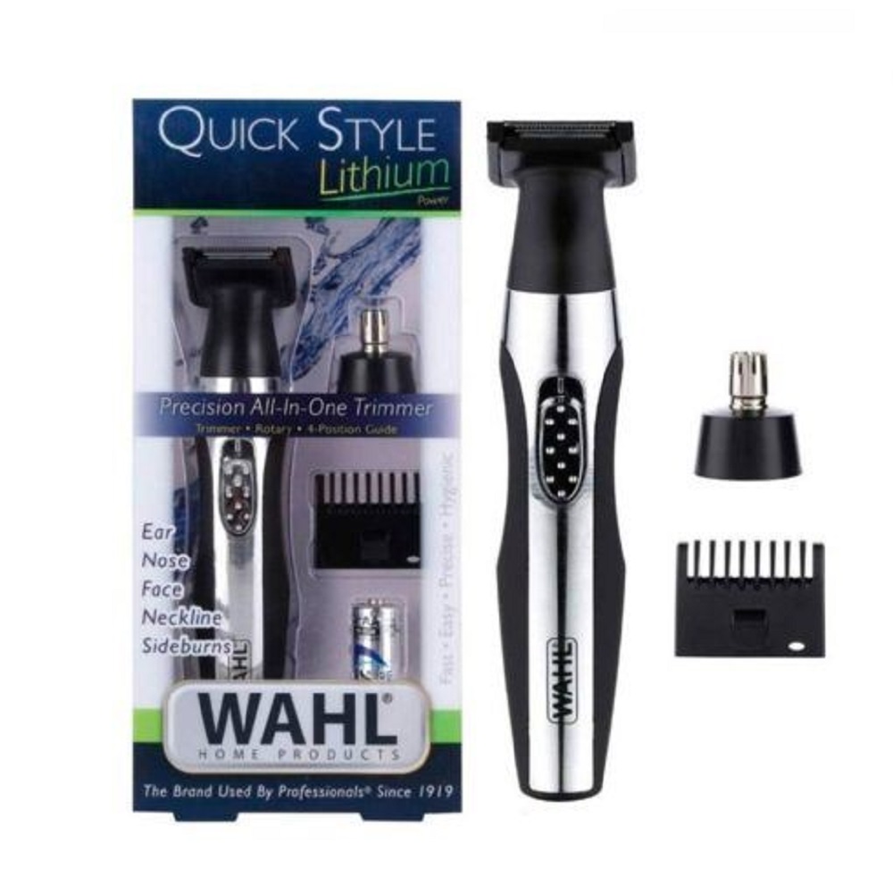 RECORTADORA QUICK STYLE 3 CABEZALES: BARBA/OREJAS/NARIZ 05604-018 WAHL - 3