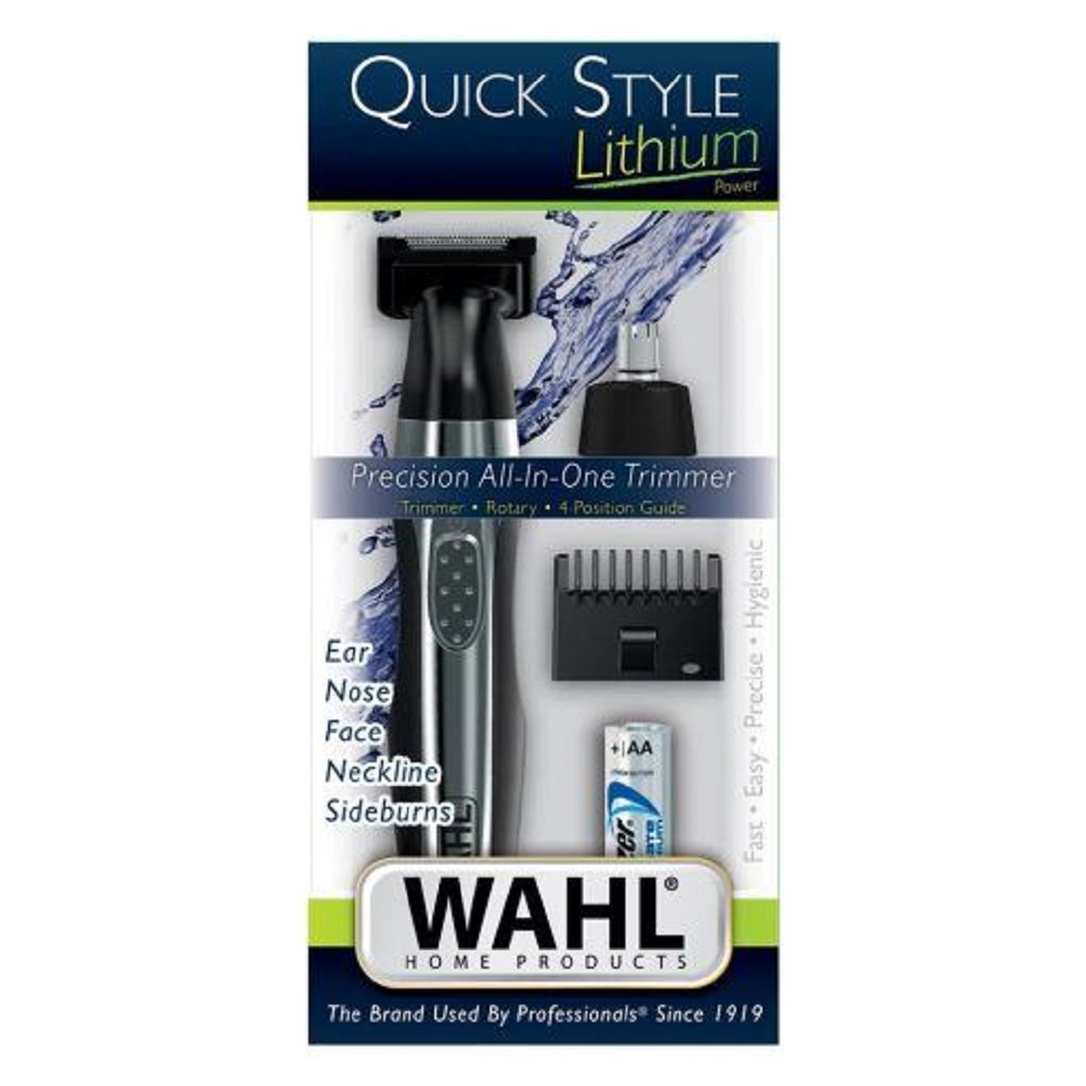 RECORTADORA QUICK STYLE 3 CABEZALES: BARBA/OREJAS/NARIZ 05604-018 WAHL - 4