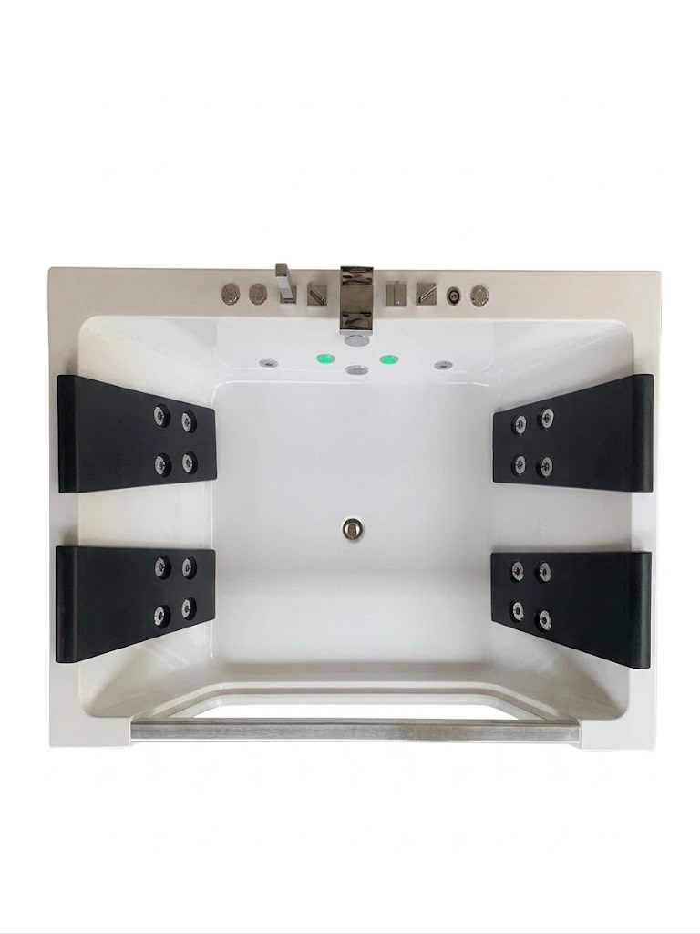 JACUZZI HIDROPLUS RECTANGULAR ARTEMISA BLANCO MEDIDA 120 X 180 - 2