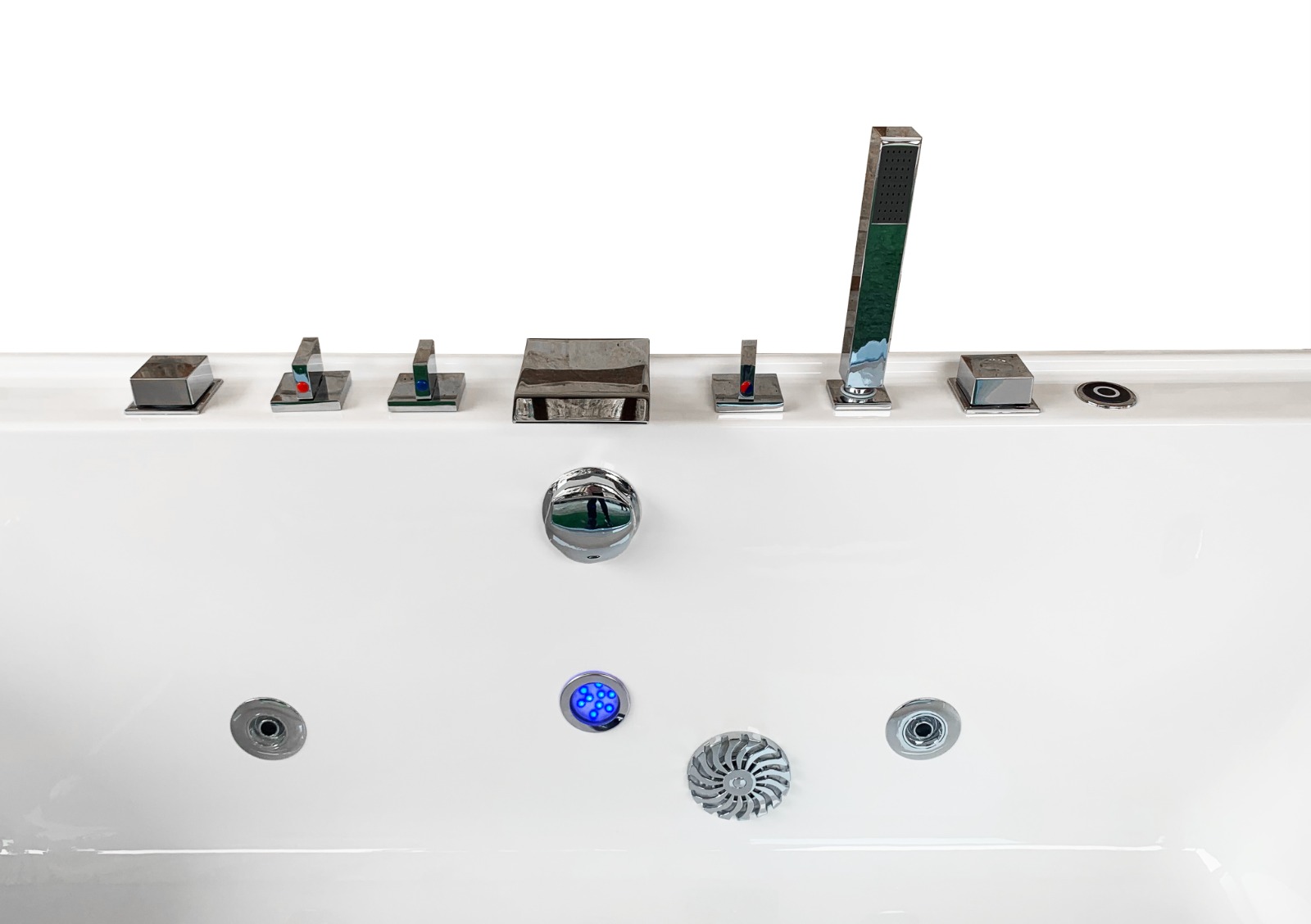 JACUZZI HIDROPLUS RECTANGULAR ARTEMISA BLANCO MEDIDA 120 X 180 - 4