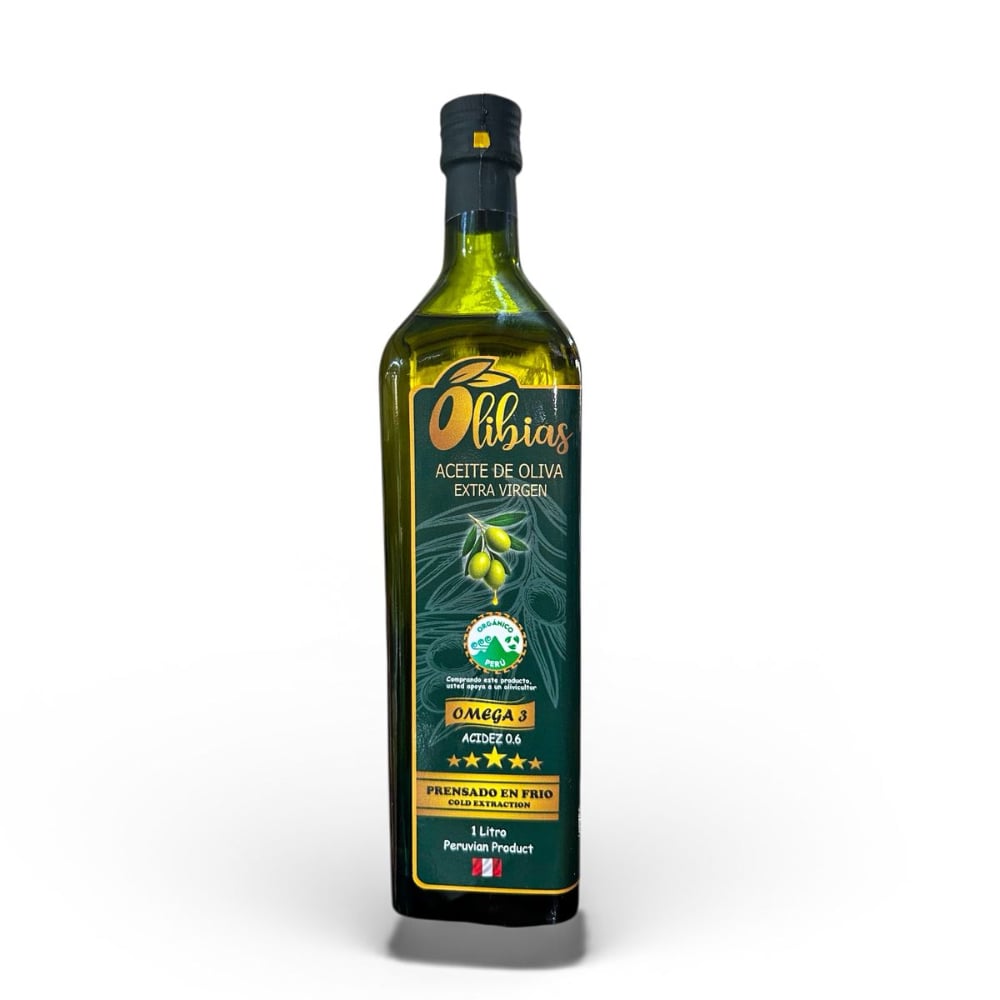 ACEITE DE OLIVA EXTRA VIRGEN PRENSADO AL FRIO OLIBIAS 1LT - 1