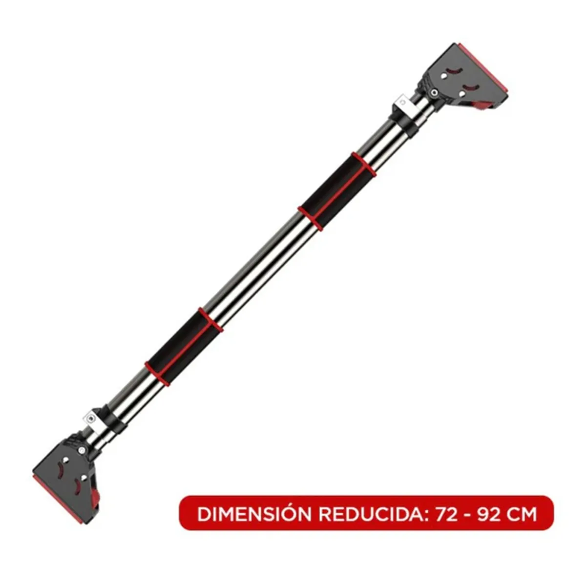 BARRA PROIRON ACERO INOXIDABLE PULL-UP HORIZONTAL DOMINADAS  72-92CM - 1