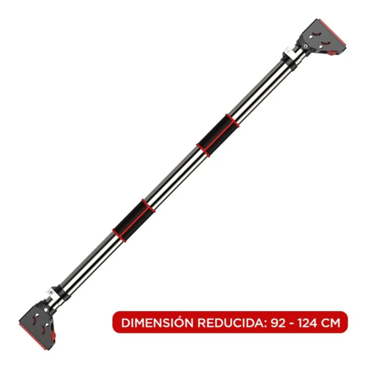 BARRA PROIRON ACERO INOXIDABLE PULL-UP HORIZONTAL DOMINADAS 92-124CM - 1