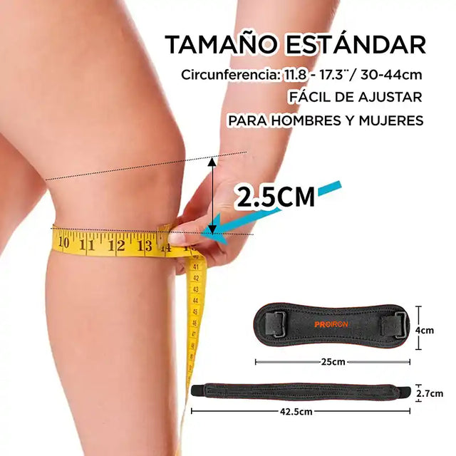 MENISQUERA DE IMPACTO PARA LA RODILLA GRIS CON NARANJA - 8