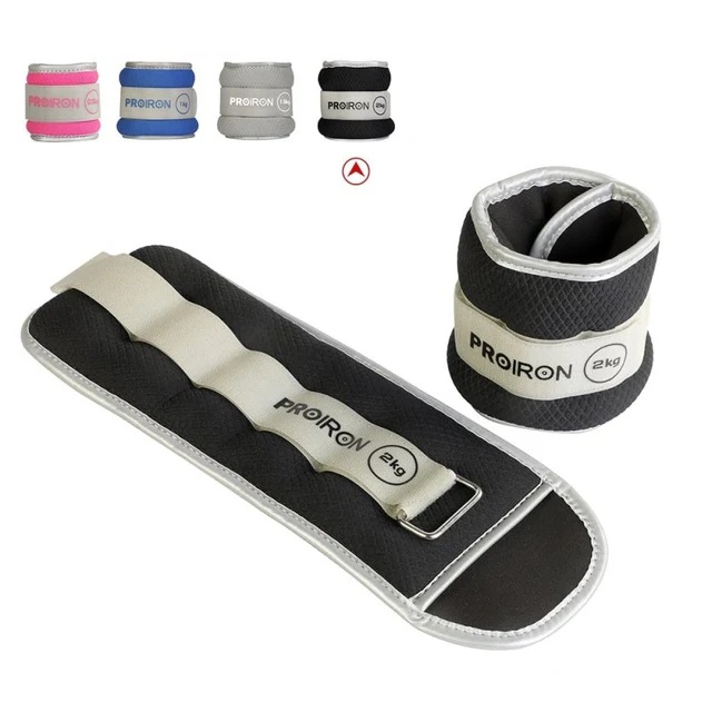 PAR PESAS PROIRON TOBILLERAS 2KG - 1