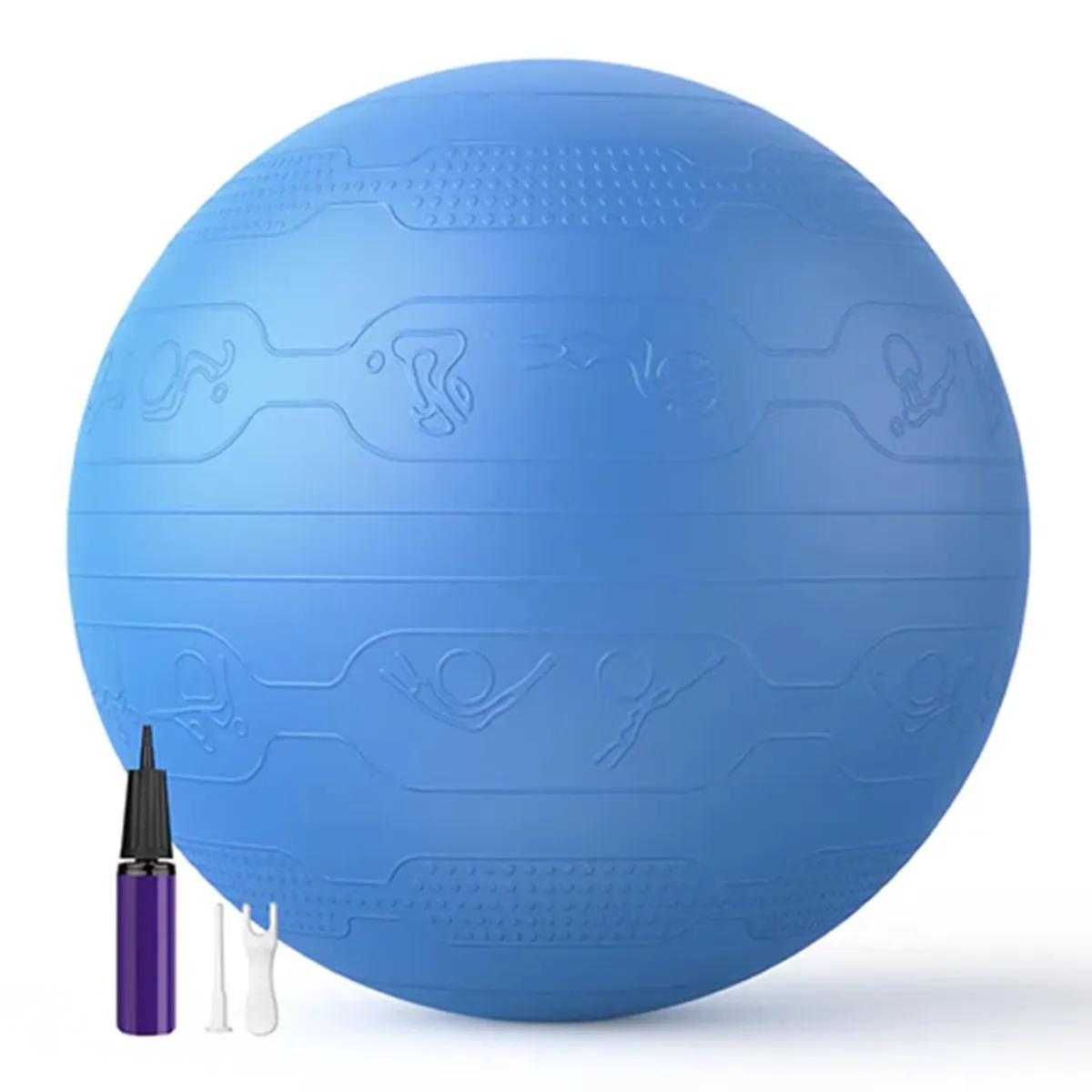 PELOTA YOGA PROIRON 65CM CON ILUSTRACIONES - 1