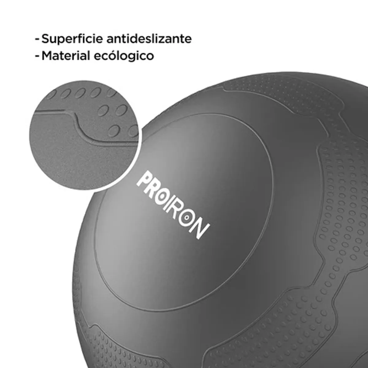 PELOTA YOGA PROIRON 65CM CON ILUSTRACIONES - 2