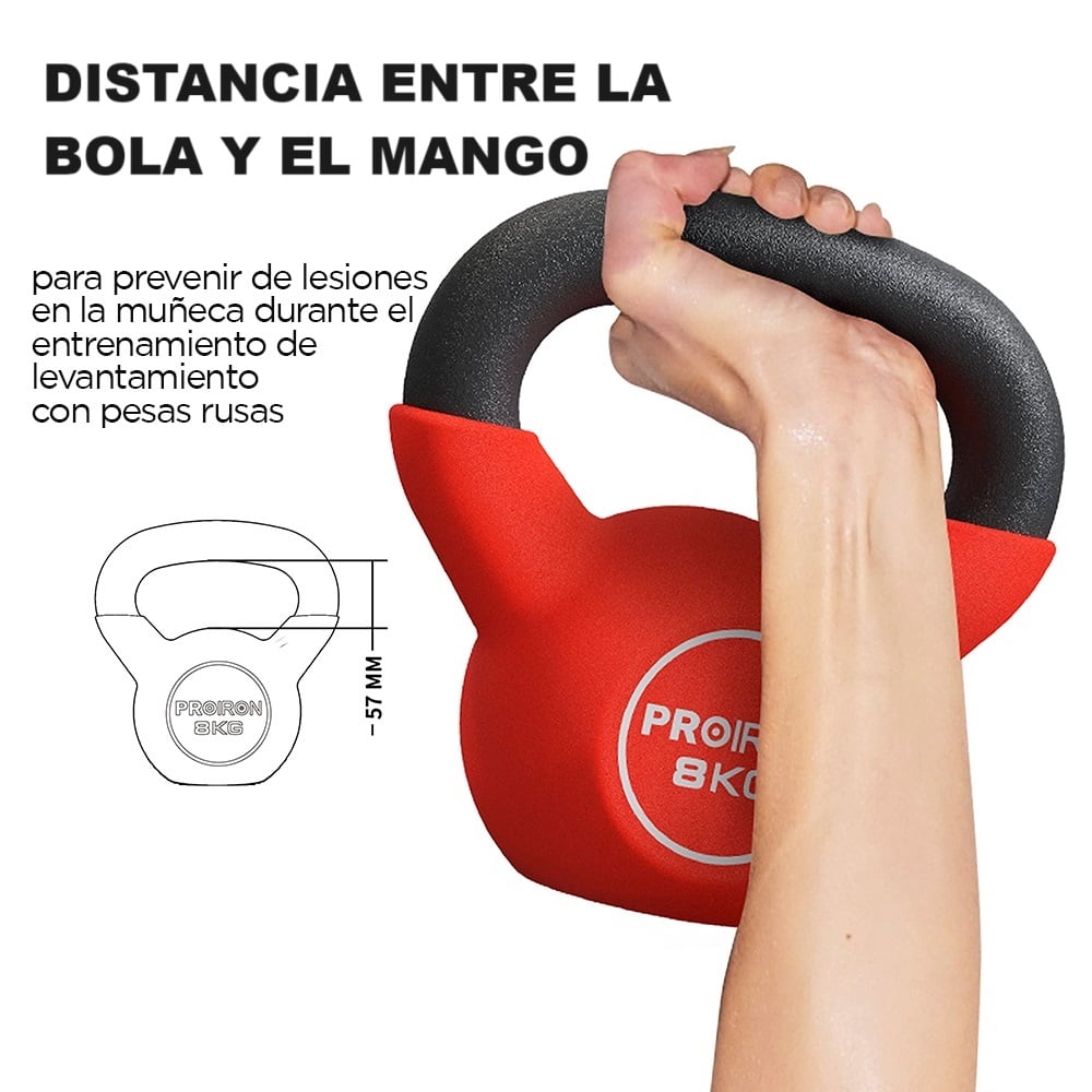 PESA RUSA PROIRON NEOPRENO 8KG - 3