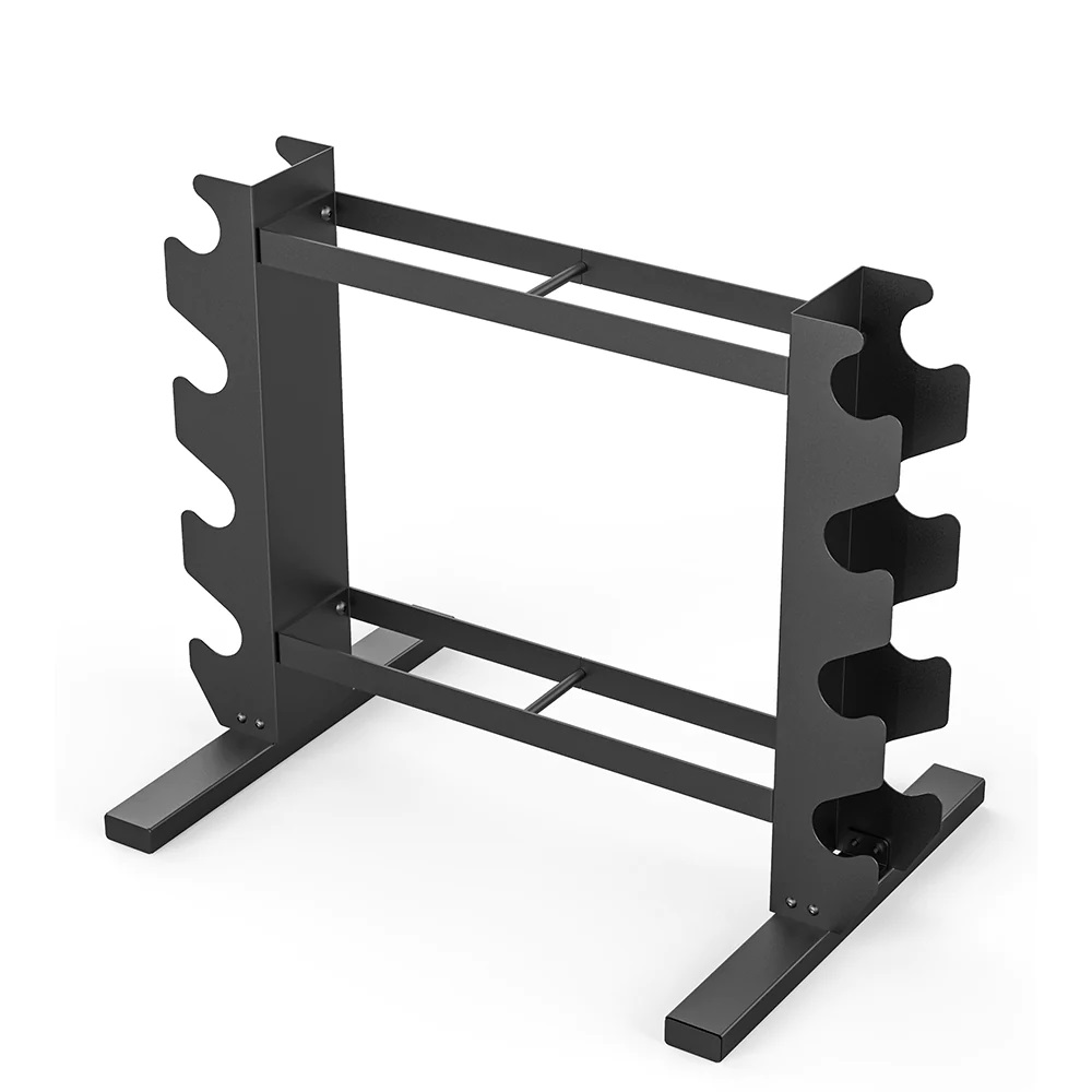 RACK PROIRON ACERO COMPACTO MANCUERNAS Y PESAS RUSAS - 1