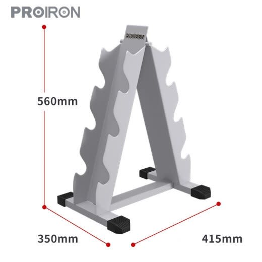 RACK PROIRON ACERO 4 PARES MANCUERNAS - 2