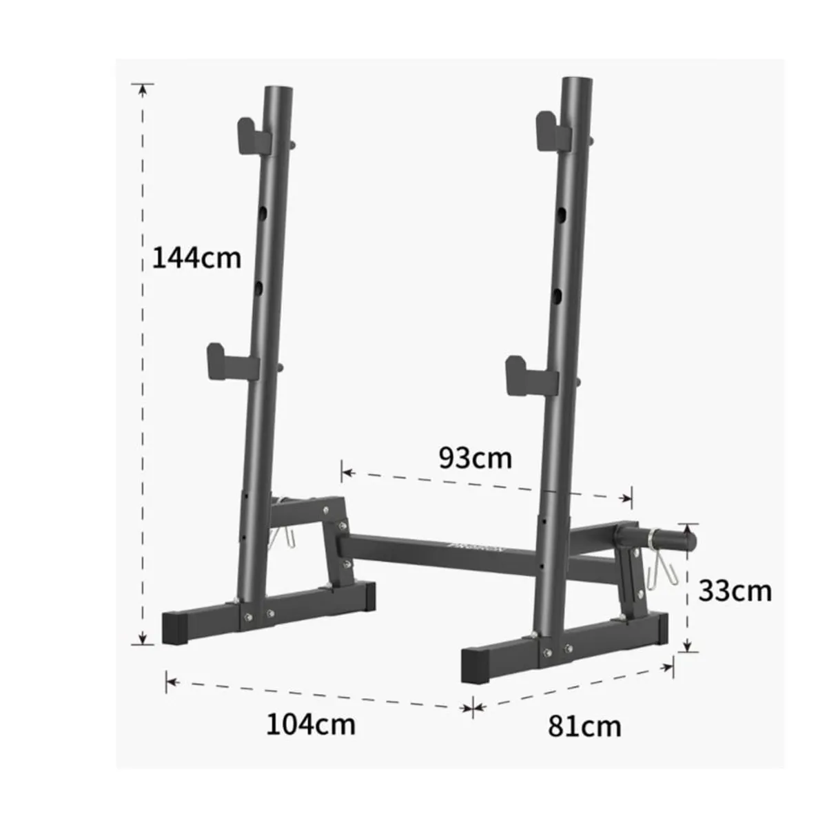 RACK PROIRON SQUAT ACERO SENTADILLAS - 2