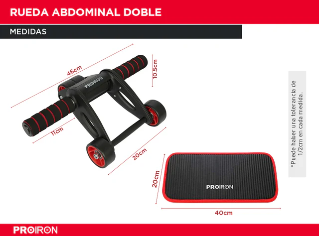 RUEDA PROIRON DOBLE ABDOMINALES - 2