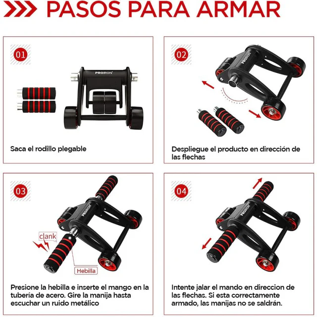 RUEDA PROIRON DOBLE ABDOMINALES - 5
