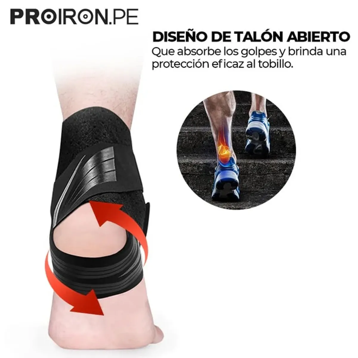 TOBILLERA DE SOPORTE ABIERTO M - 3