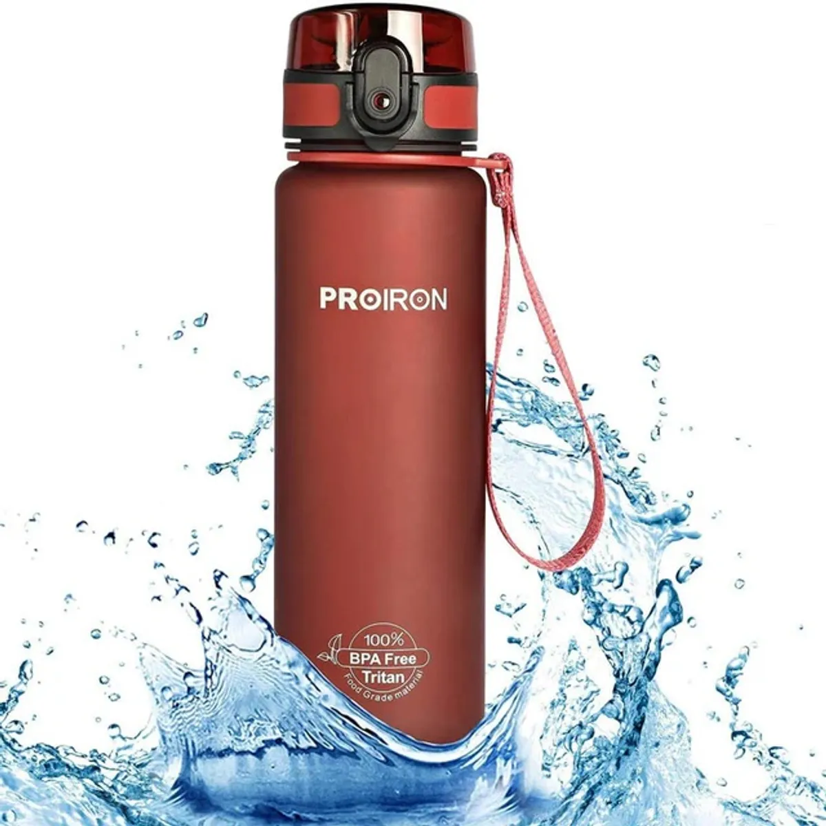 TOMATODO LIBRE DE BPA DE 1 LITRO ROJO - 1