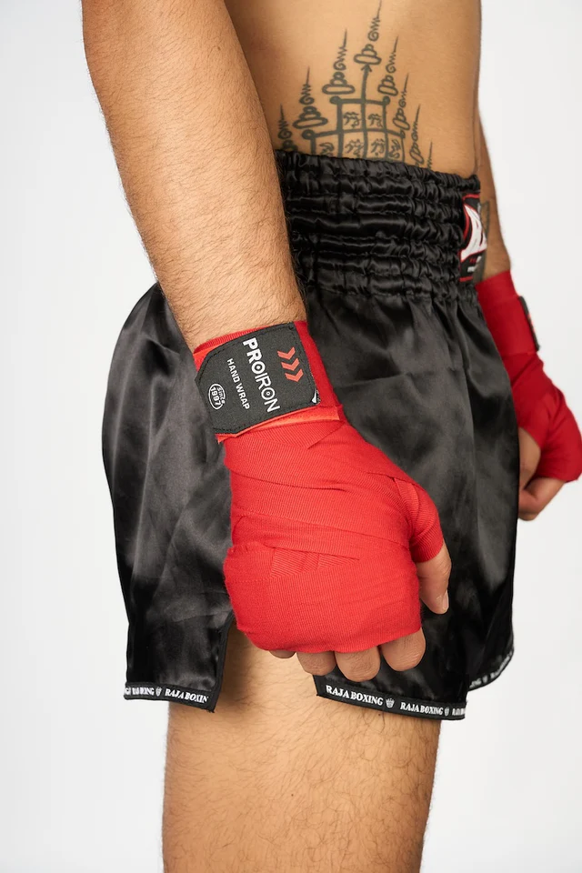 VENDAS SEMI ELÁSTICAS PARA ENTRENAMIENTO DE BOXEO 4.5 M ROJO - 6