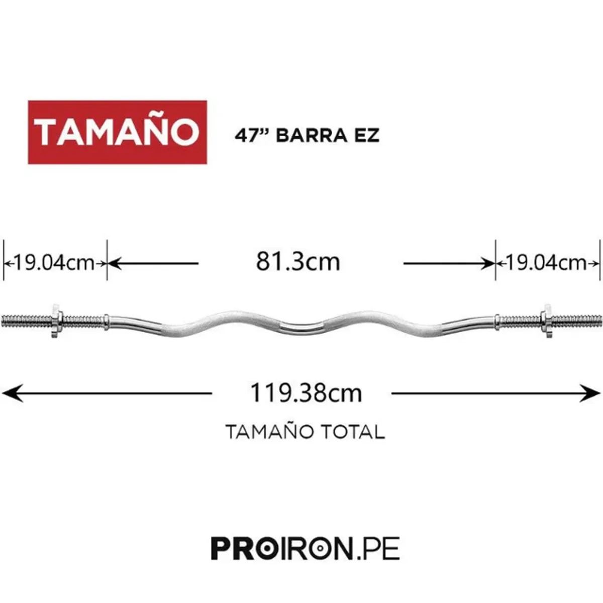 BARRA OLÍMPICA Z PRO 28MM - 120CM - 2