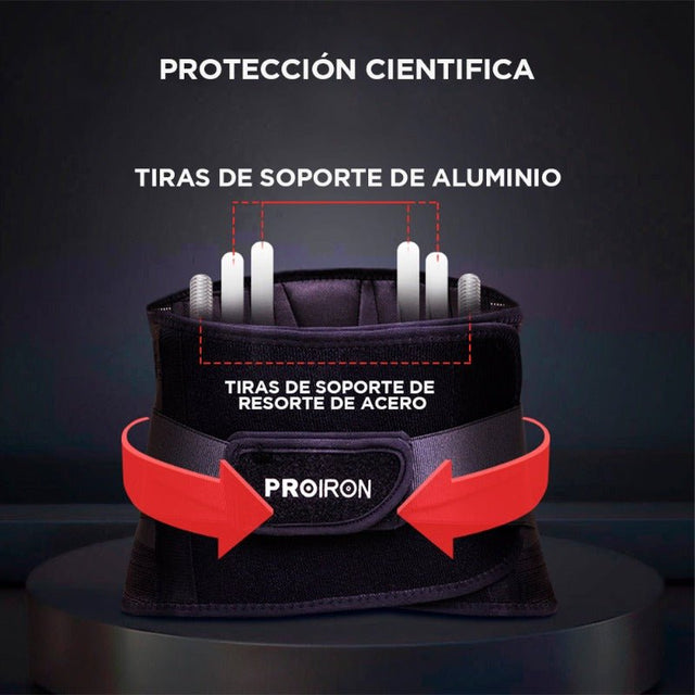 CINTURÓN DE SOPORTE LUMBAR XL - 5