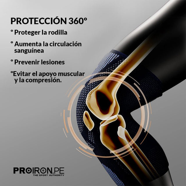 RODILLERA DE COMPRESIÓN CON GEL Y ESTABILIZADORES U PAR-XL - 5