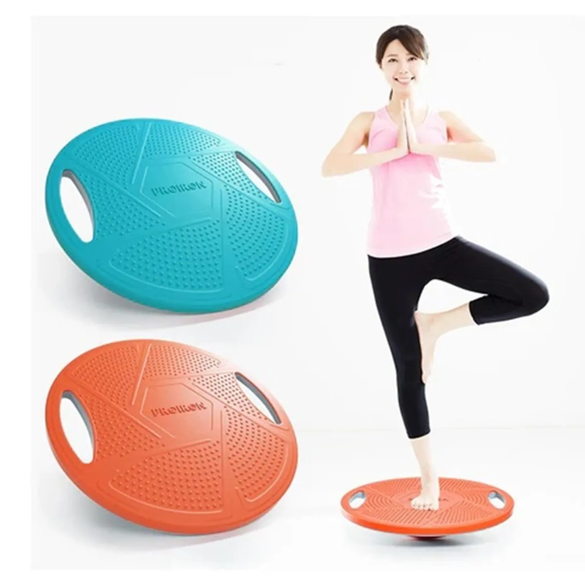 TABLA DE EQUILIBRIO BALANCE BOARD NARANJA CON GRIS - 1