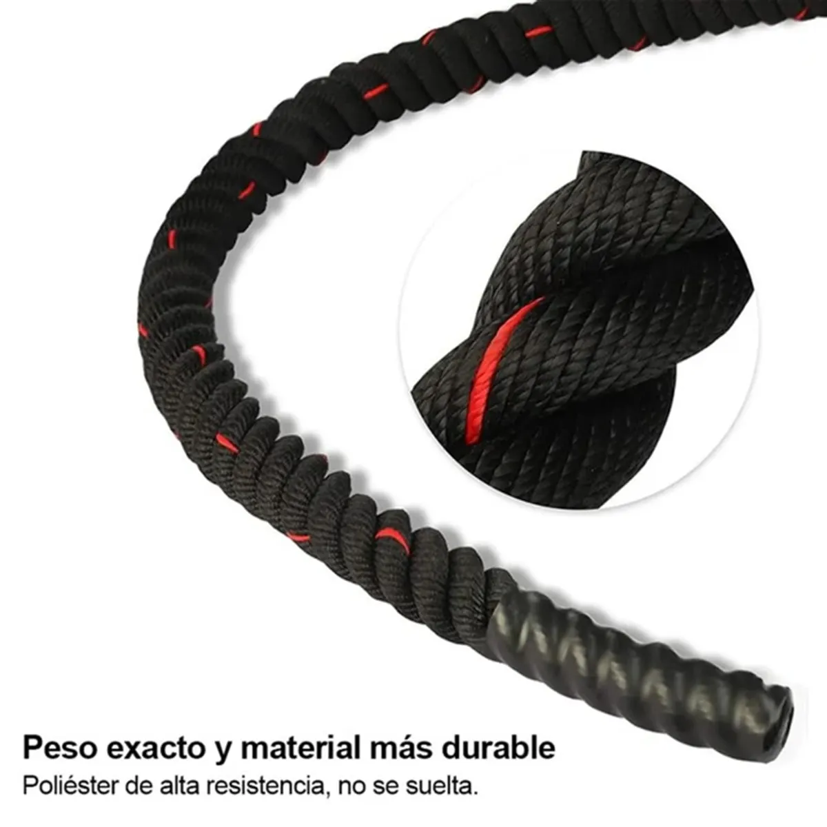 CUERDA DE FUERZA BATTLE ROPE 12 M - 3
