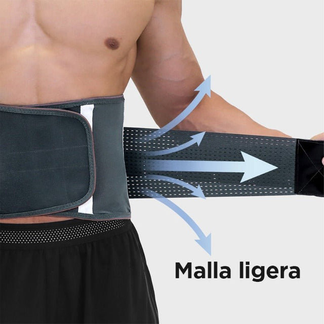 CINTURÓN DE SOPORTE LUMBAR TRANSPIRABLE XL - 5