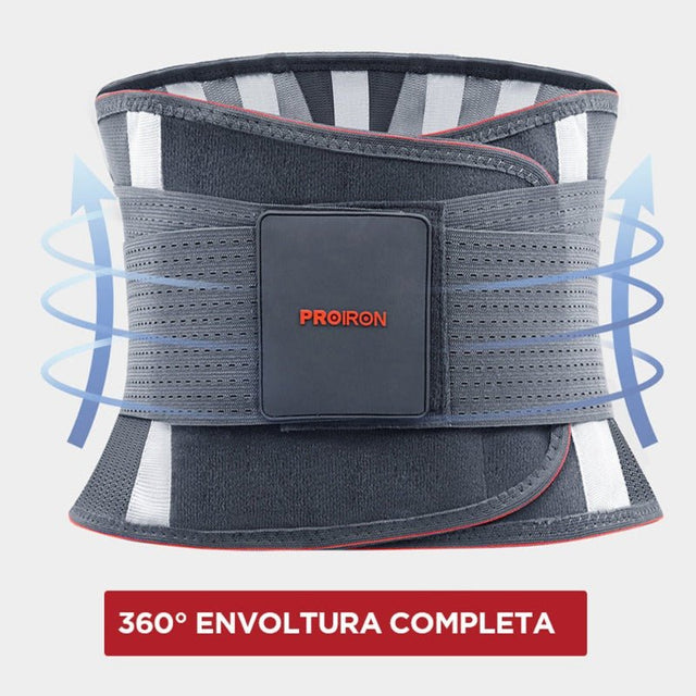 CINTURÓN DE SOPORTE LUMBAR TRANSPIRABLE XL - 8