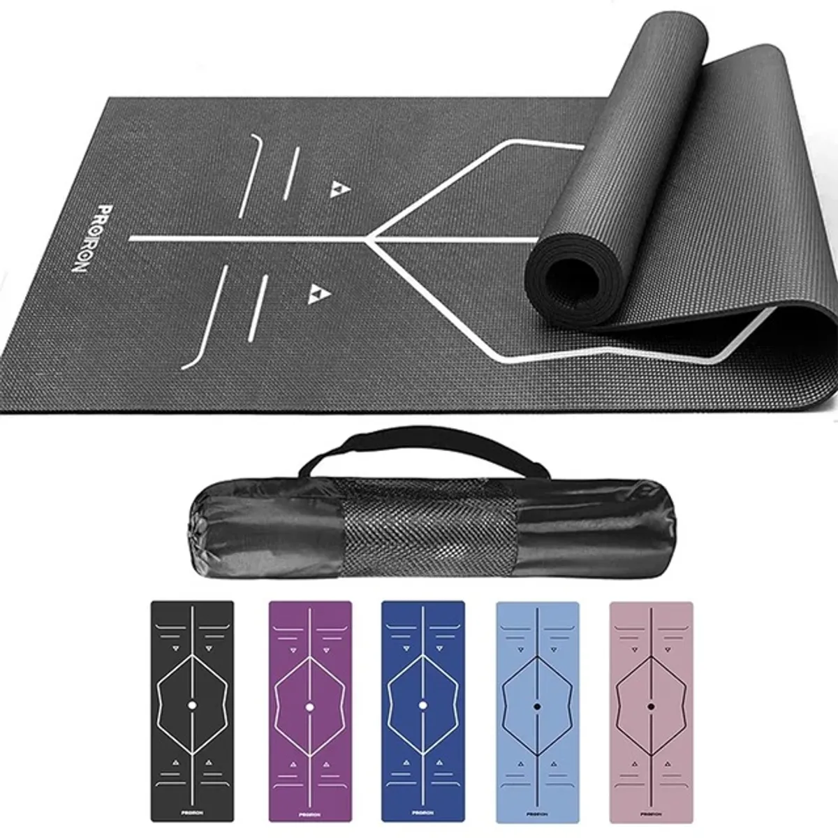 MAT DE YOGA ASANA DE 4MM NEGRO - 1