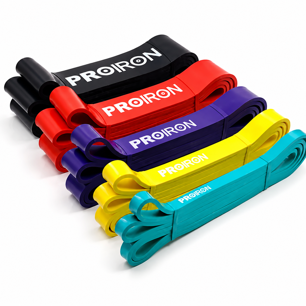 BANDAS DE RESISTENCIA FULL BODY X-LIGHT + LIGHT + MEDIUM + HEAVY + X-HEAVY - 1
