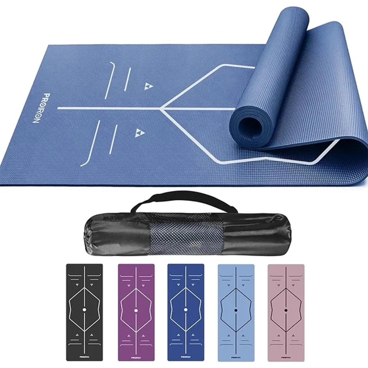 MAT DE YOGA ASANA DE 4MM AZUL - 1