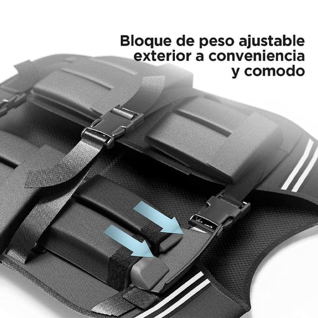 CHALECO CON PESO AJUSTABLE 10 KG - 3