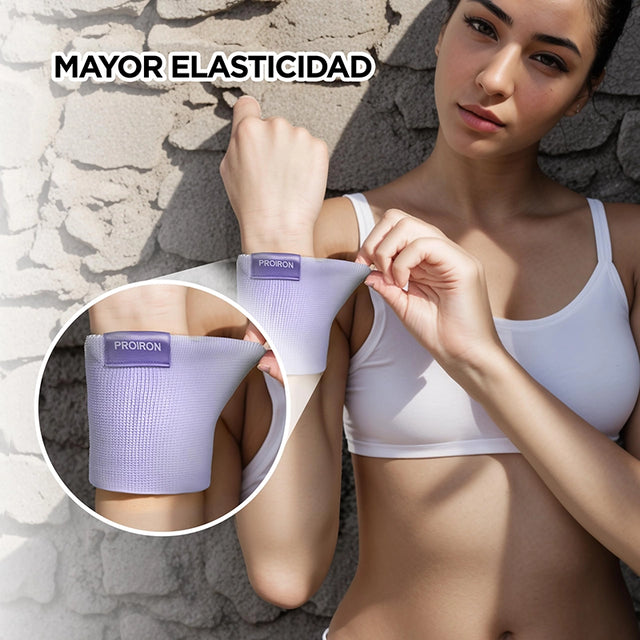 MUÑEQUERA DEPORTIVA MORADA - 5