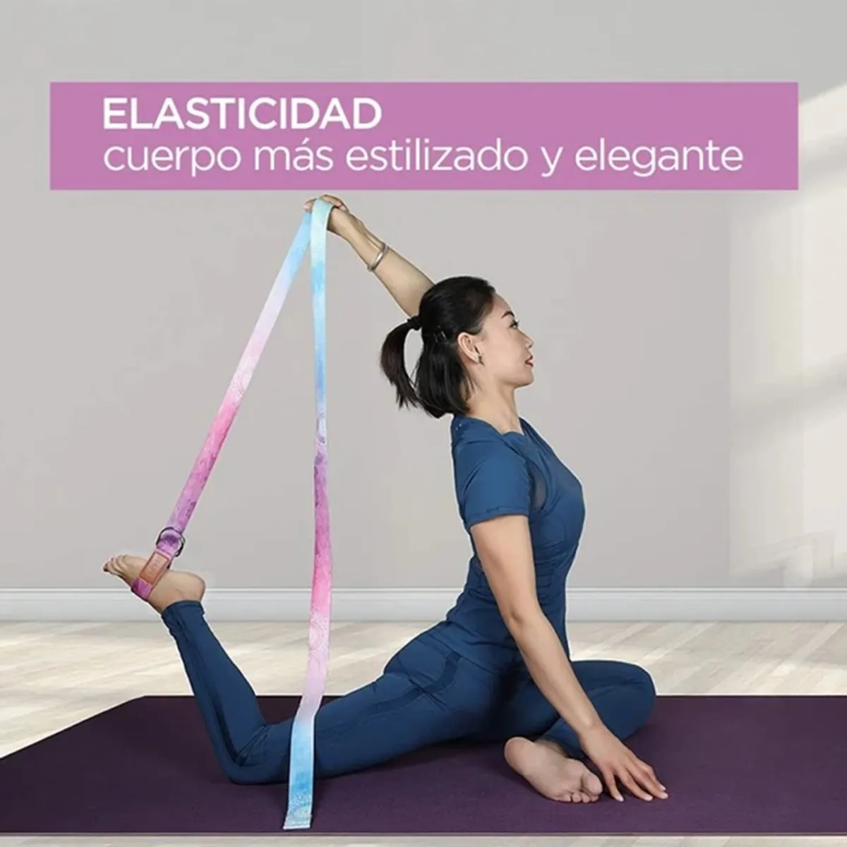 CORREA DE YOGA MORADO - 3