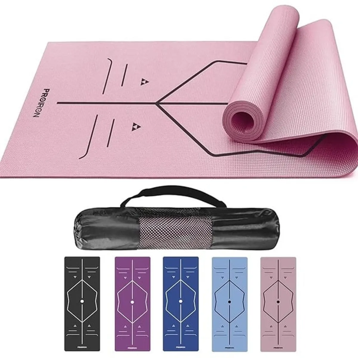 MAT DE YOGA ASANA DE 4MM ROSADO - 1
