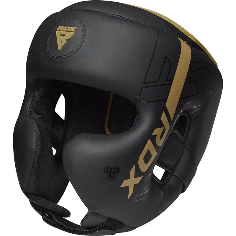 CABEZAL O PROTECTOR DE CABEZA KARA F6 DORADO - M - 3