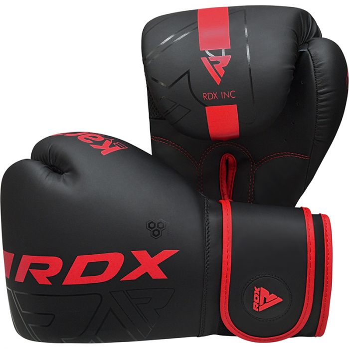 GUANTES DE BOXEO KARA F6 14OZ - ROJO - 3